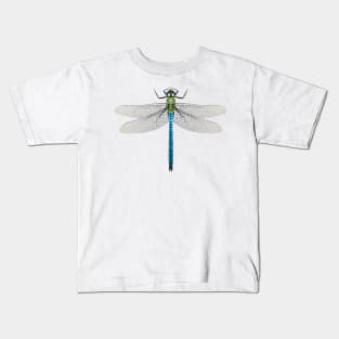 Blue dragonfly Southern Hawker Kids T-Shirt